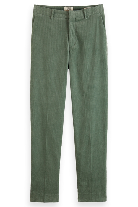 LOWRY - MID RISE SLIM PANT IN CORDUROY SEA WEED 4