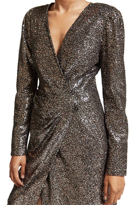 MINI DRESS IN MIXED SEQUINS MIXED METAL SEQUIN 7