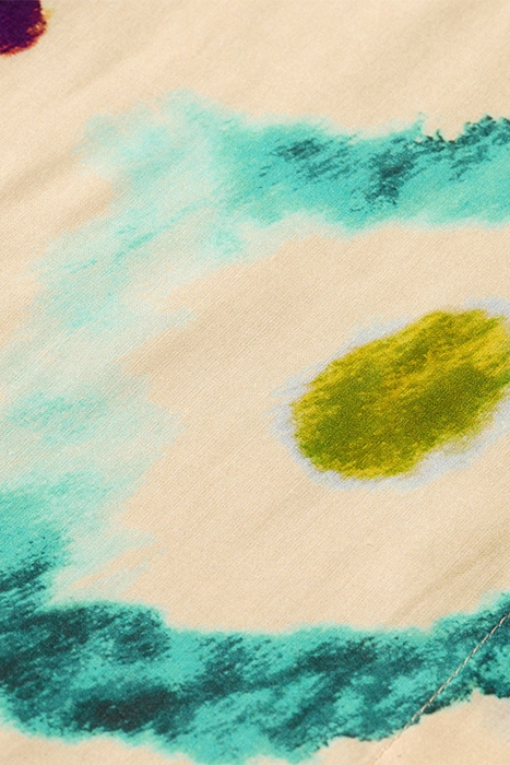 TIE-DYE PRINTED RELAXED FIT SHIRT GALAXY DYE SOFT ICE 8