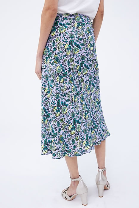 LILAC XL FLOWER PRINT LONG SKIRT 2