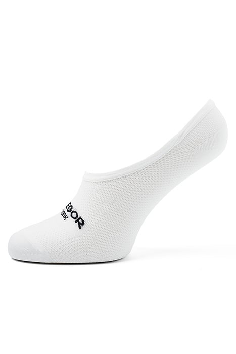 NEW YORK FOOTIES 6-PACK WHITE WITH ANTI-SLIP WHITE 3