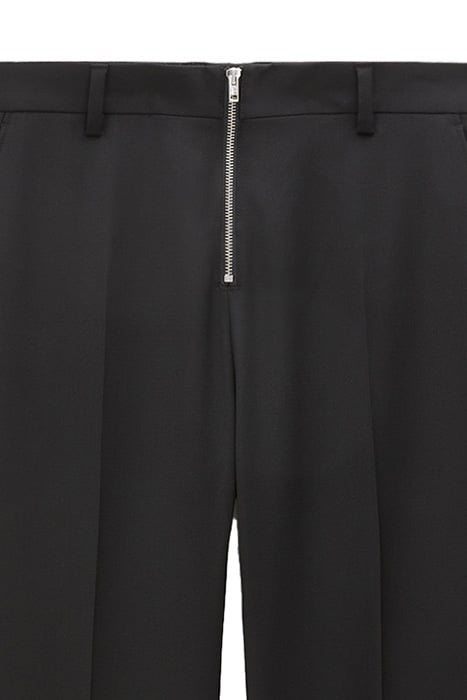 BOOTCUT ZIP TROUSERS BLACK 2