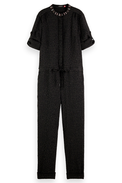 JACQUARD JUMPSUIT BLACK CREATURES JACQUARD 3