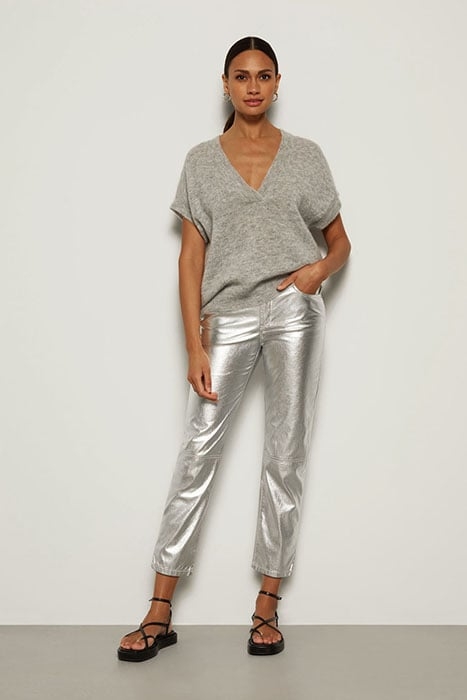 HALO STRAIGHT PANTS SILVER 1