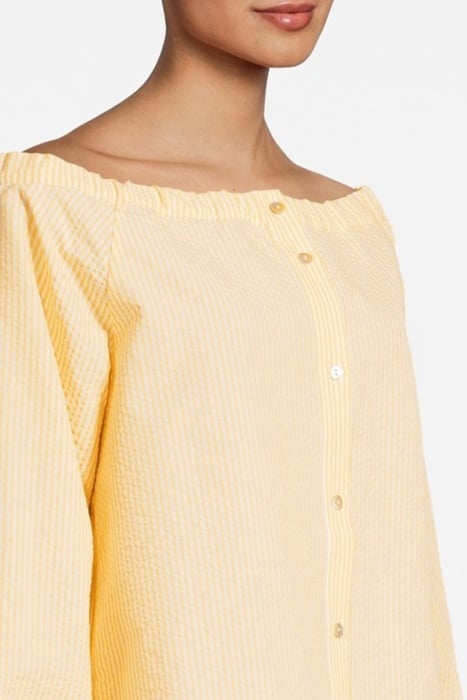 TIDAL SHIRT YELLOW-WHITE STRIPE 5