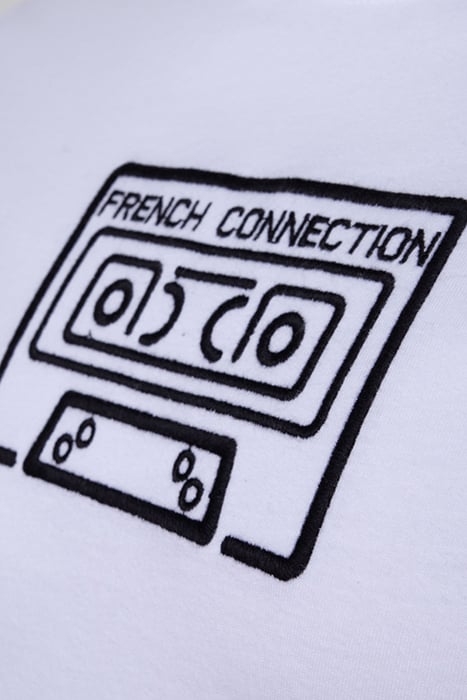 CASSETTE EMBROIDERY WHITE / BLACK 3
