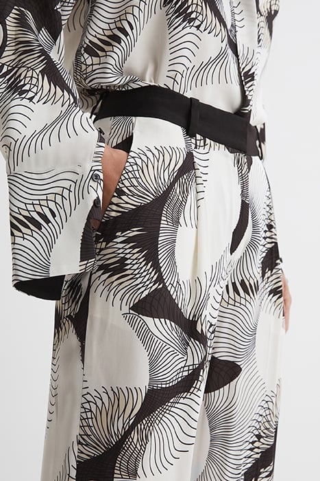 BECCI-TAPER PAJAMAS BLACK/WHITE 4