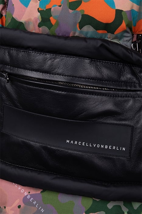 MEN'S OVERSIZE PRINTED CAMOU LOGO FABRIC DOWN JACKET CAMOU P 3