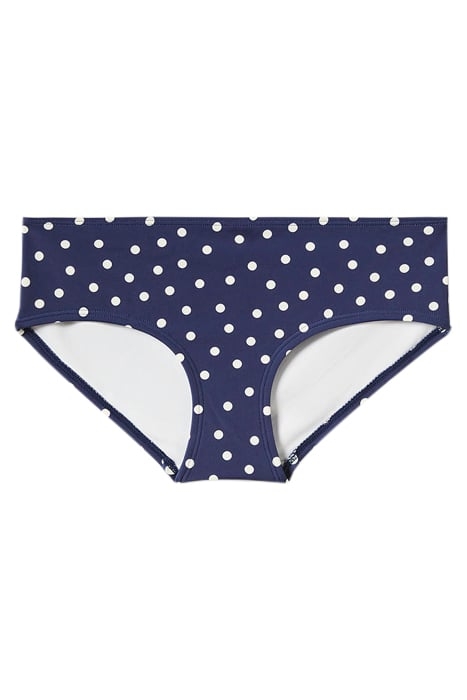 BIKINI SHORTS NAVY/IVORY SPOT 3