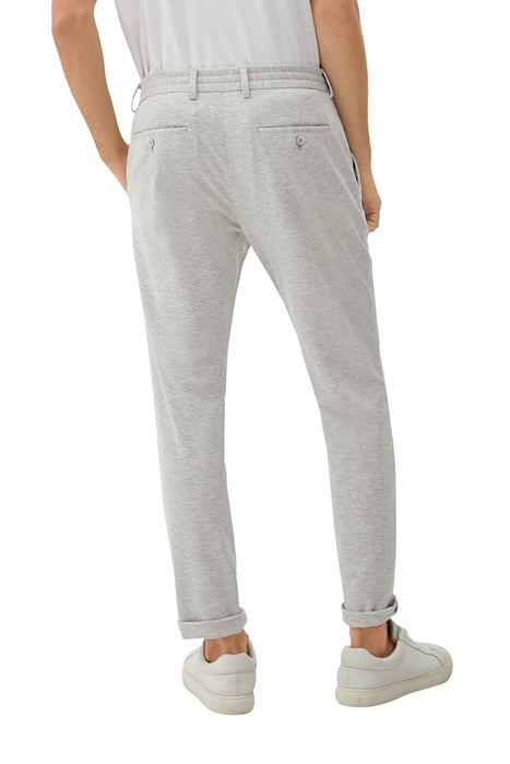 S.OLIVER PANTS GREY/BLACK 2