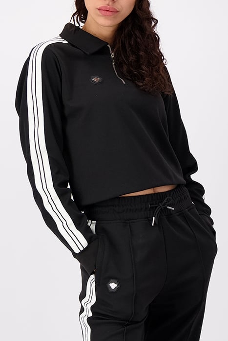 CLASSIC STRIPE TRACKTOP BLACK 5
