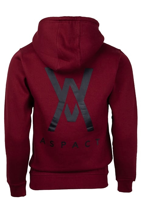 ASPACT BACK LOGO HOODIE RHUBARB 2