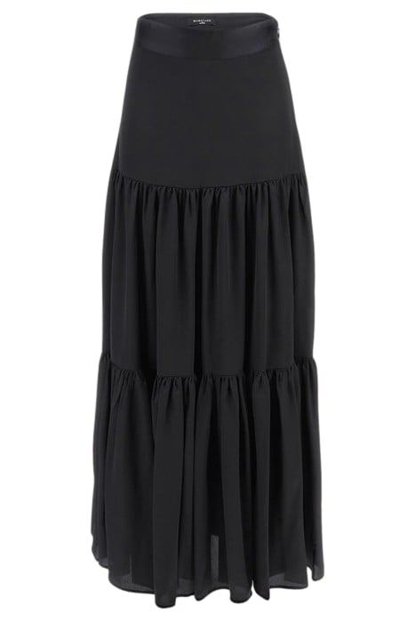 SUSANNE SKIRT SOLID JET BLACK 4