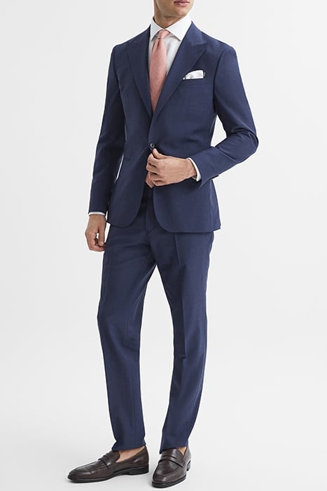 WISH-PLAIN SUIT PANTS BLUE 3