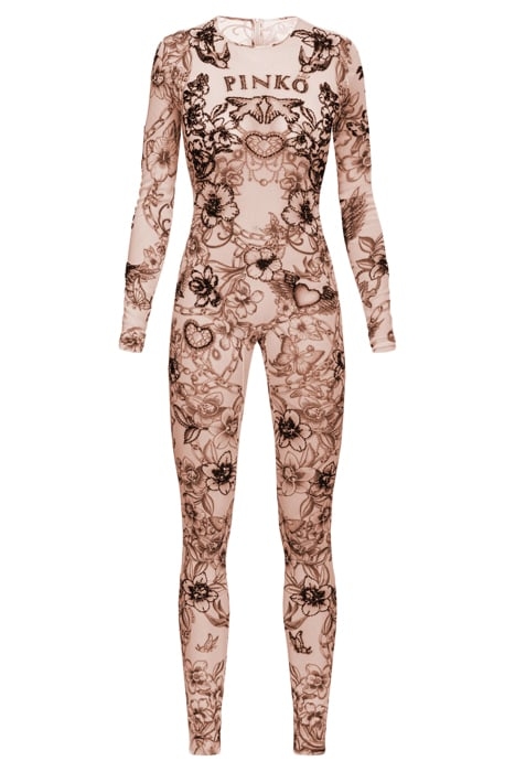 TATUATO JUMPSUIT NUDE/BLACK 3