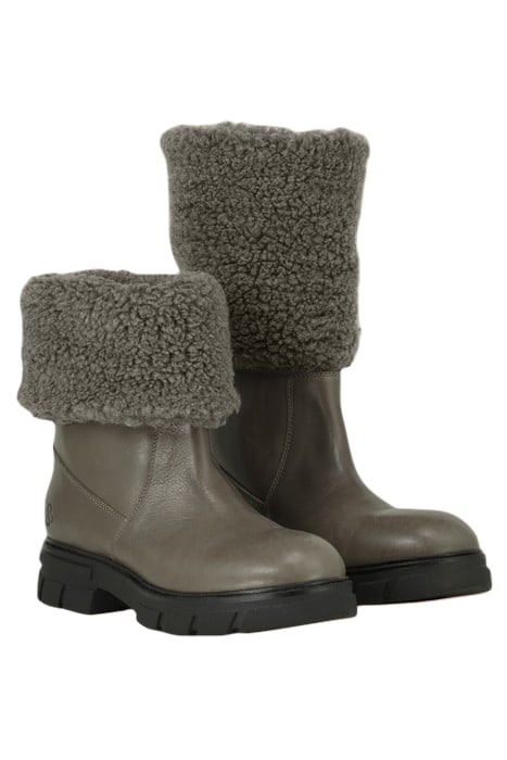 LEATHER BOOTS TEDDY BROWN 1