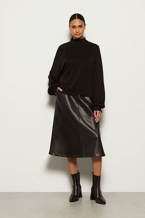 ROCKY FLARED SKIRT BLACK 1