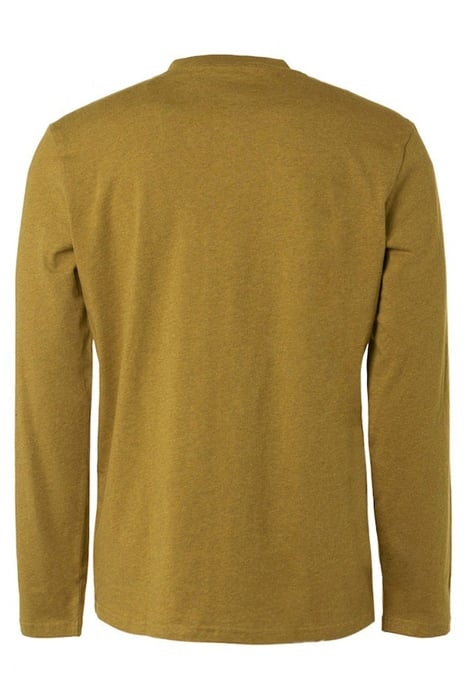 T-SHIRT LONG SLEEVE GRANDDAD MELANGE OLIVE 5