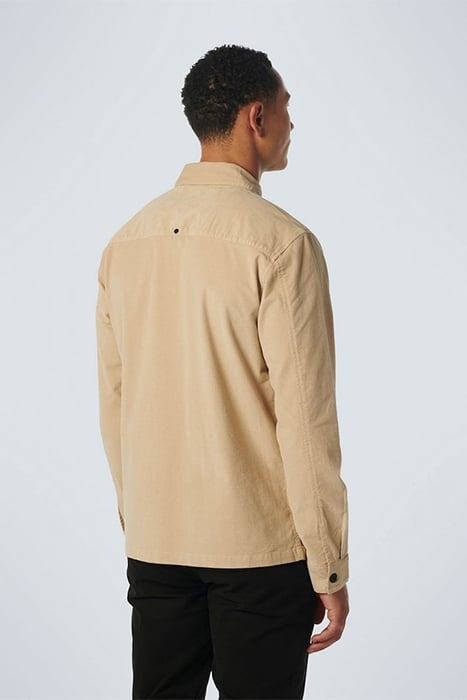 OVERSHIRT BUTTON CLOSURE STRUCTURE CORDUROY STRETCH STONE 2