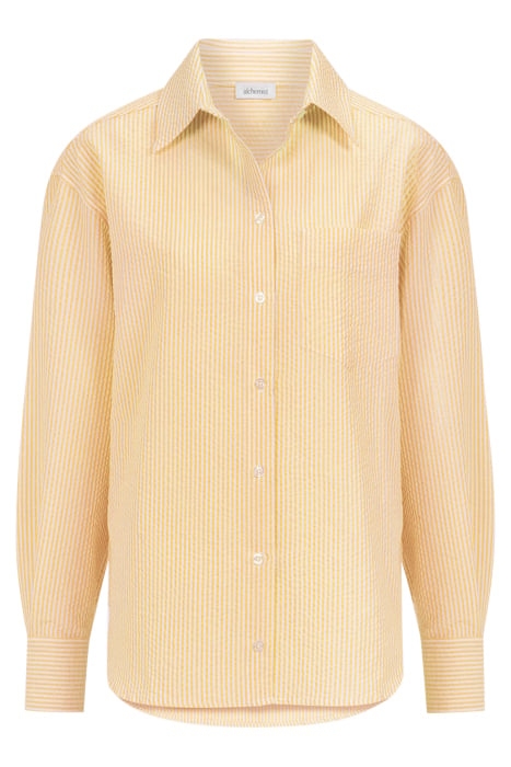LOUISE SHIRT YELLOW-WHITE STRIPE 4