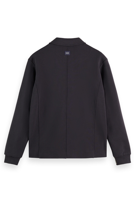 DOUBLE BREASTED BUTTON UP JACKET DEEP SEA 2