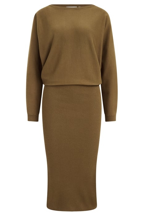 DRESS MID LENGTH DARK GREEN 3