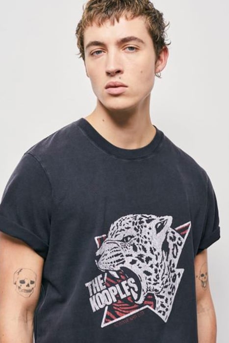 MC TIGER T-SHIRT BLACK WASHED 4