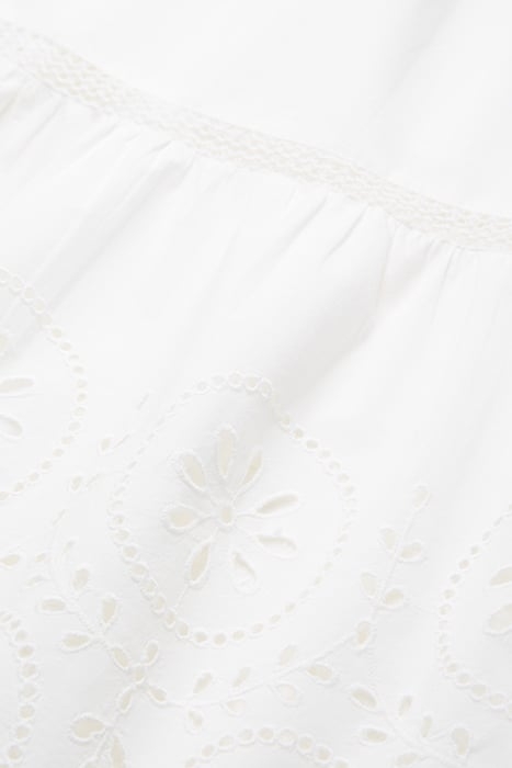 LONG SKIRT WITH EMBROIDERY WHITE 6