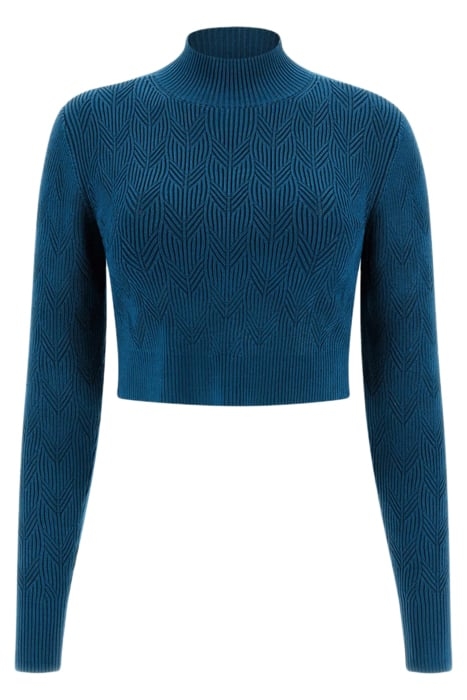 MARCIANO BY GUESS ARLET SWEATER TOP BLUE KNITTED OPAL 4
