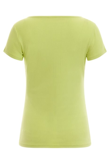 GUESS ECO SS KARLEE JEWEL BTN DUSTY KIWI 5