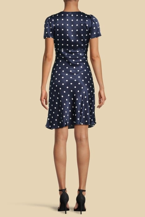 SS LINDA BOWED SATIN OPTICAL SQUARE BLUE 2