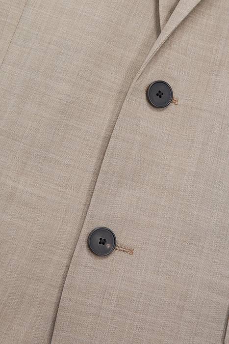2 BUTTON SUIT JACKET BEIGE MELANGE 2