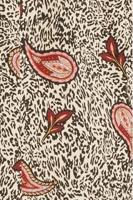 ECRU RECYCLED PAISLEY LEOPARD SUIT JACKET 5