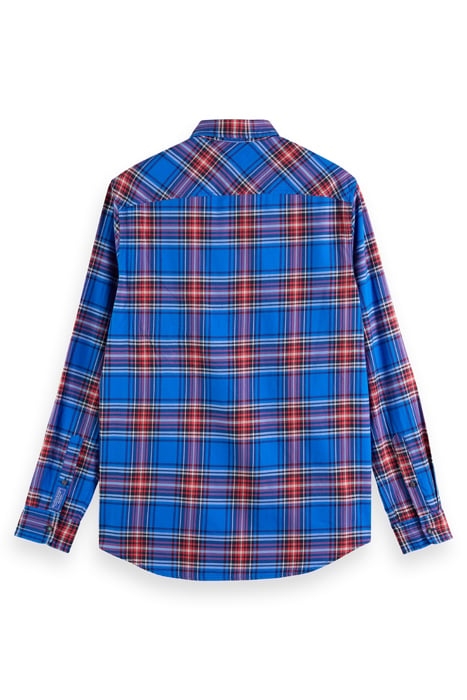 FLANNEL CHECK SHIRT BLUE RED CHECK 2