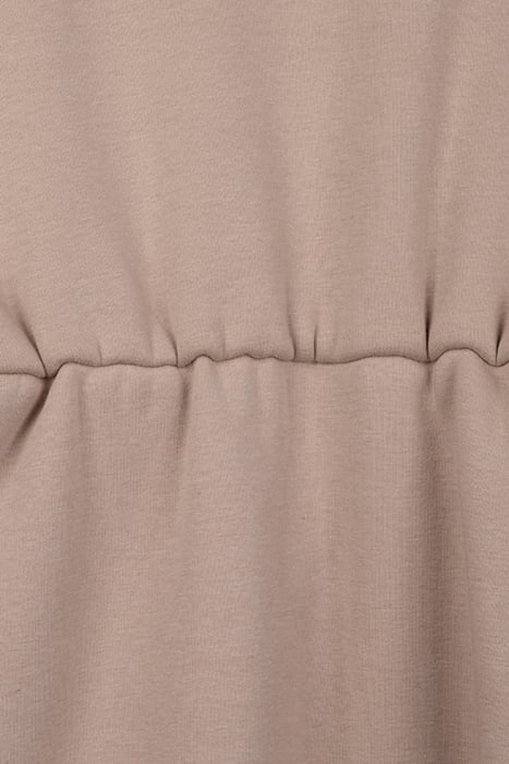 GIRLS’ BEIGE SWEATSHIRT-DRESS WITH ELASTICATED WAIST 3