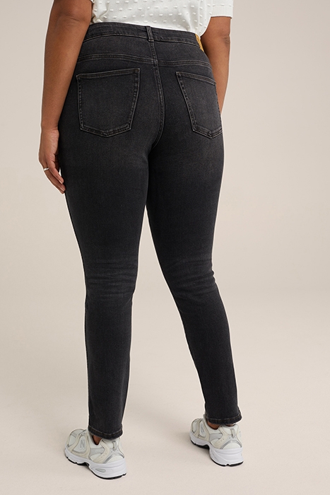 5POCKET MID WAIST BLACK 2