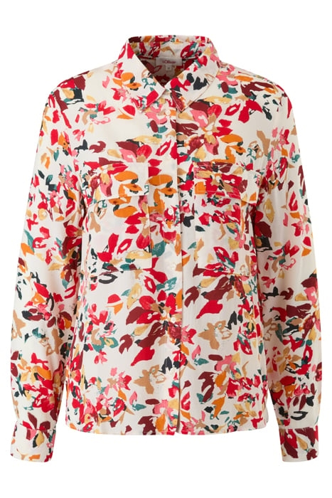 S.OLIVER BLOUSES ALLOVER PRINT RED 4