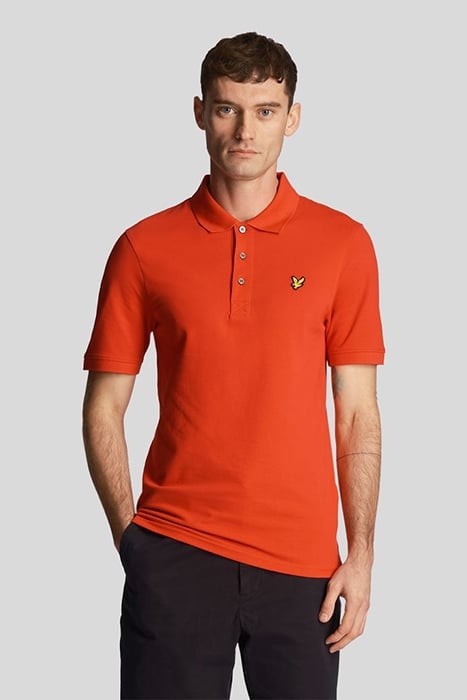 PLAIN POLO SHIRT GALA RED 1
