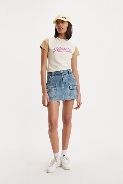 ICON DENIM SKIRT BLUE 6