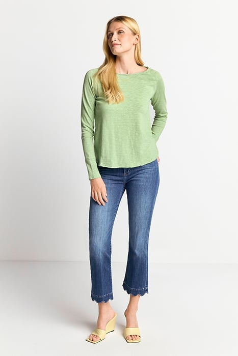 ORGANIC HEAVY JERSEY LONGSLEEVE MATCHA 2