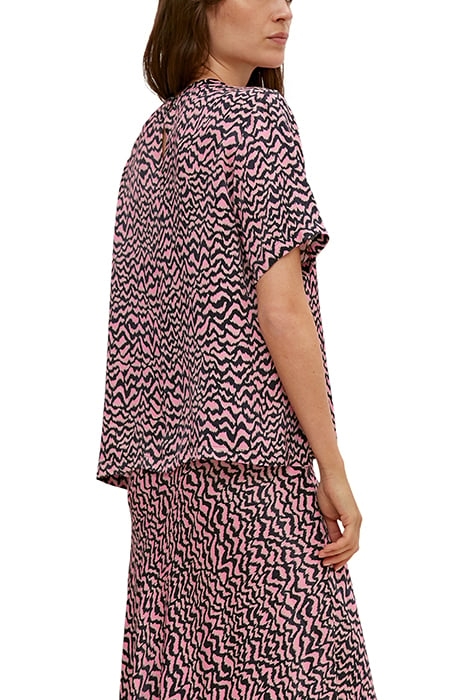 COMMA BLOUSES GREY/BLACK 2