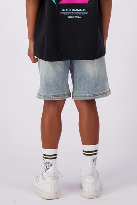 JR. STRAIGHT FIT DENIM SHORTS LIGHT BLUE 2
