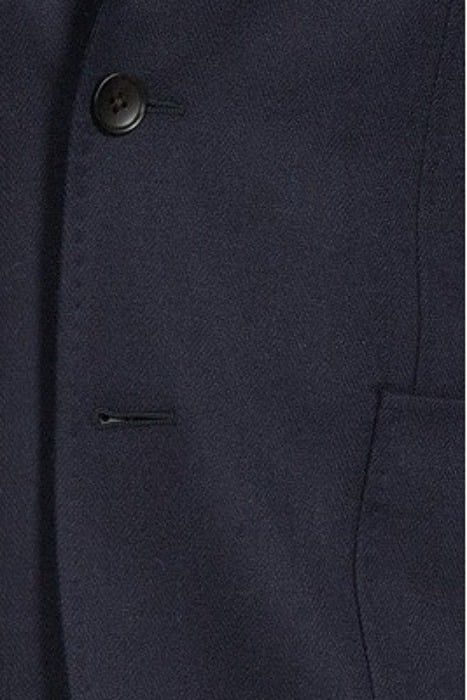 NAVY HERRINGBONE TAILORED FIT HAVANA BLAZER 5