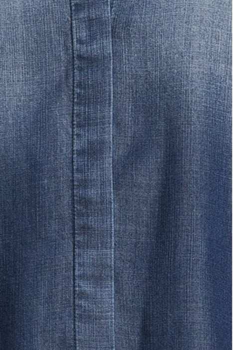 LONG SLEEVE SHIRRED RAGLAN SHIRT DARK OMBRE WASH 5