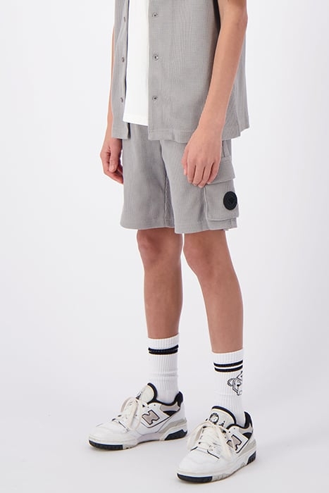 JR. WAFFLE SHORTS GREY 2