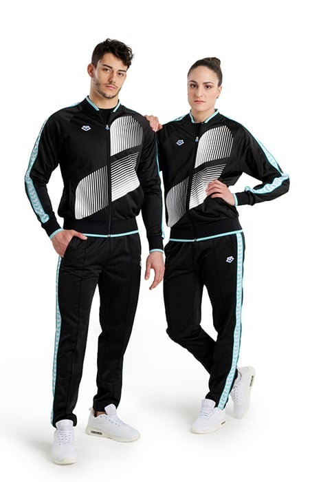 RELAX IV TEAM JACKET LOGO BLACK-WHITE-BLUE DIAMOND 1