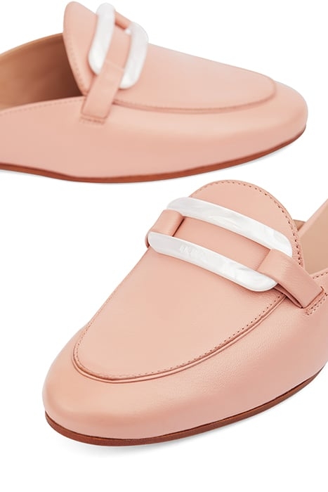 EVELYN BACKLESS MULE PINK 4