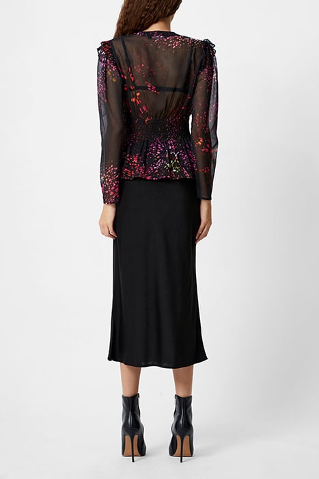 ELISE RUCHED WAIST BLACK 3