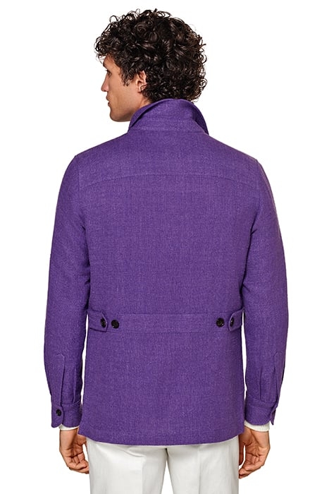 PURPLE RELAXED FIT SHIRT-JACKET PURPLE 2