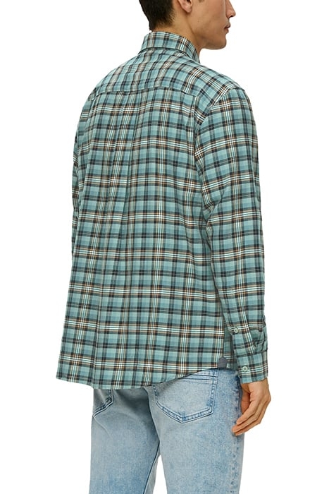 S.OLIVER SHIRTS BLUE GREEN CHECK 2